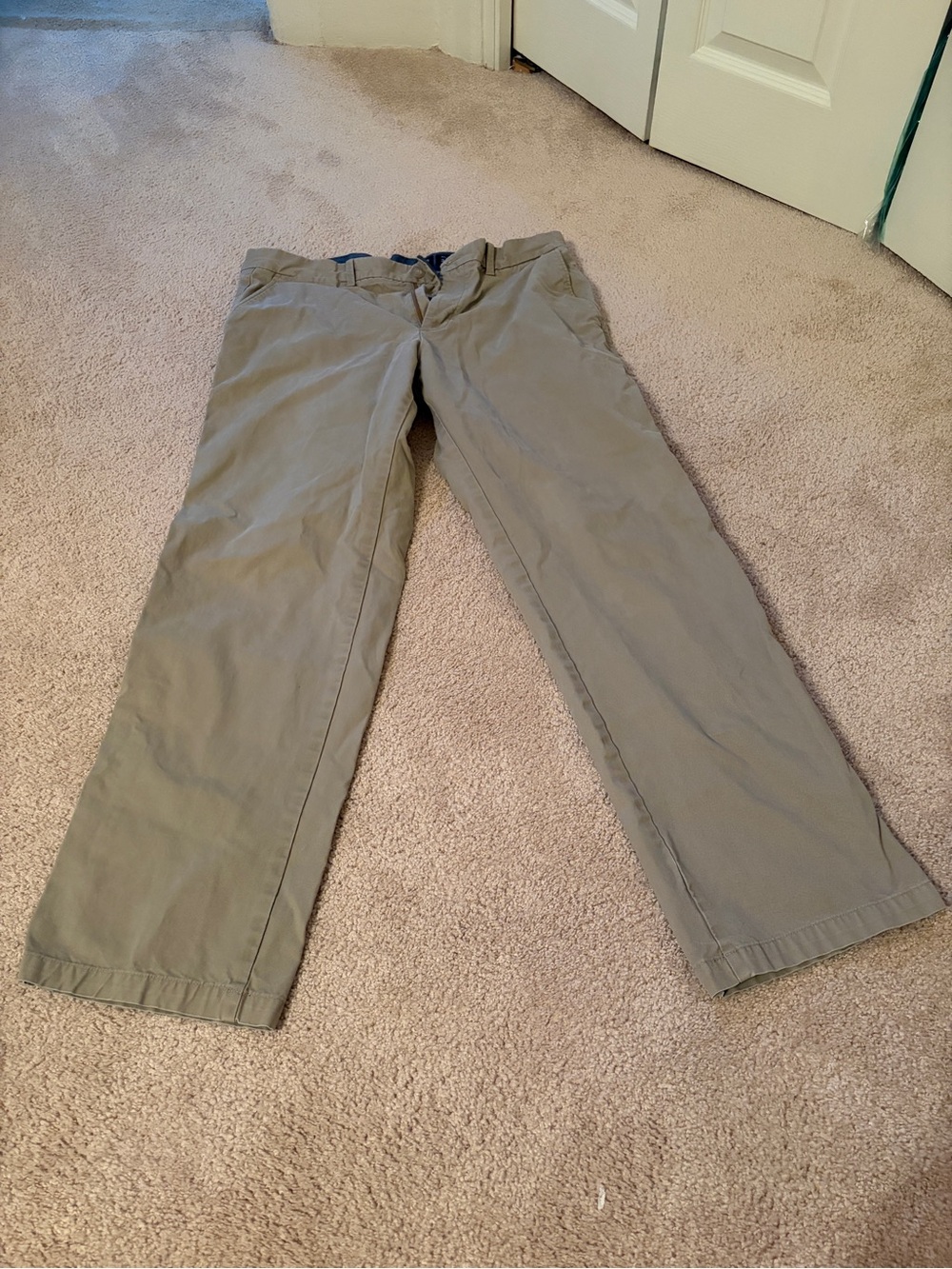 GAP Olive Green Men's Chino Pants - Straight Leg